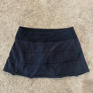 Lululemon black tennis skirt